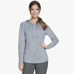 SKECHERS STRIPE WOMENS HARMONY PULLOVER HOODIE
